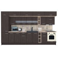Bucatarie BIGMAR 370 B Wenge / Decor 8548
